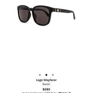 Gucci wayfarer women’s glasses